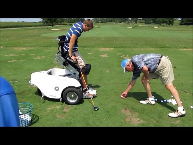 Ottobock Paragolfer and Solorider  Golfing! - Spinal Cord Injury