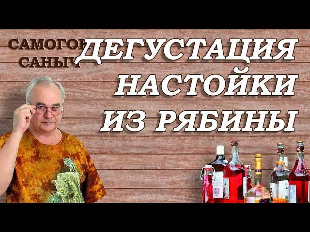 НАСТОЙКА НА РЯБИНЕ. Результат ДЕГУСТАЦИИ / Рецепты настоек /Самогон Саныч