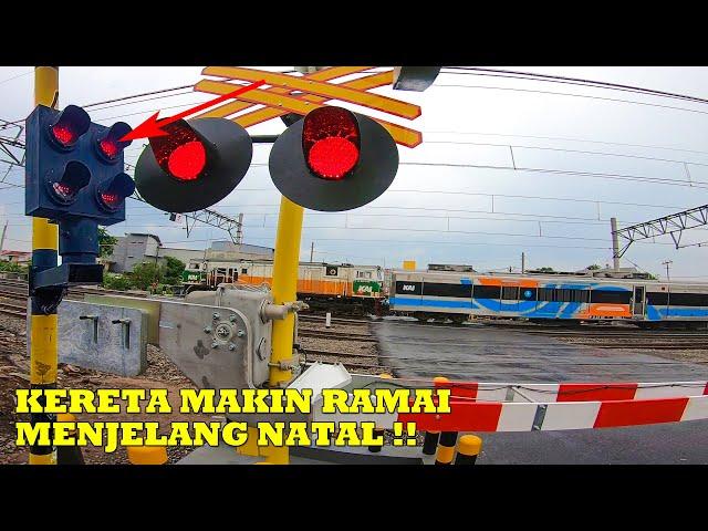 WOW KEREEN !! UPDATE TERBARU Palang Kereta Siemens Bekasi, Lampu LEN Aktif Lagi, Lantai Sudah Di Cat