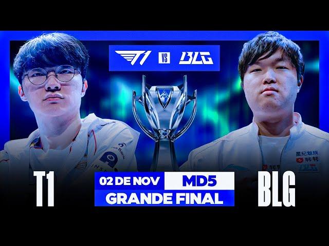 T1 x BLG | CoStream Worlds 2024 | Grande Final  - Ilha das Lendas