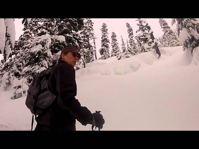 Snowshoeing with Rich and Jim in the Alpental Backcountry