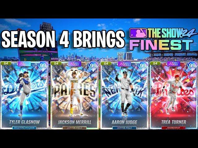 Season 4 Is Here In MLB The Show 24 With The NEW FINEST CARDS!