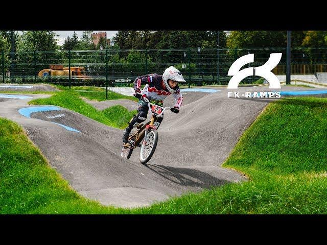 Асфальтовый памп трек #FKramps в Черкизово, Москва | Asphalt pumptrack in Cherkizovo, Moscow