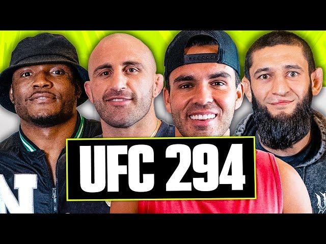 The UFC Fight Week SPECIAL with Khamzat, Volkanovski, and Usman!