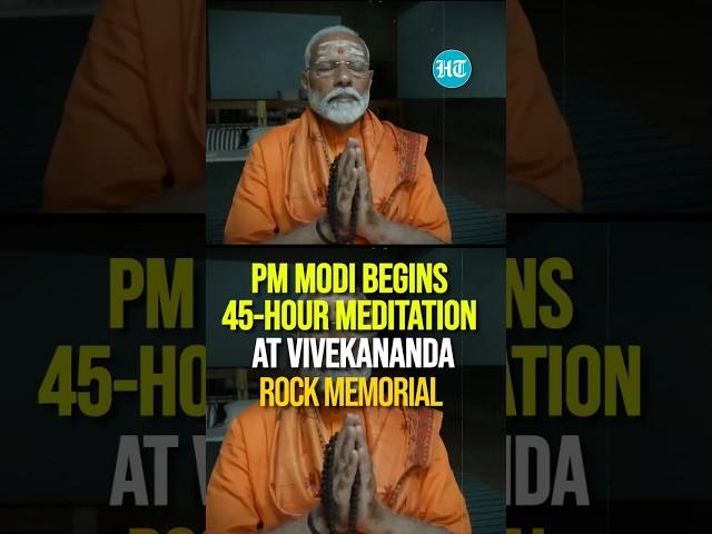 PM Modi begins 45-hour meditation at Vivekananda Rock Memorial In Kanniyakumari