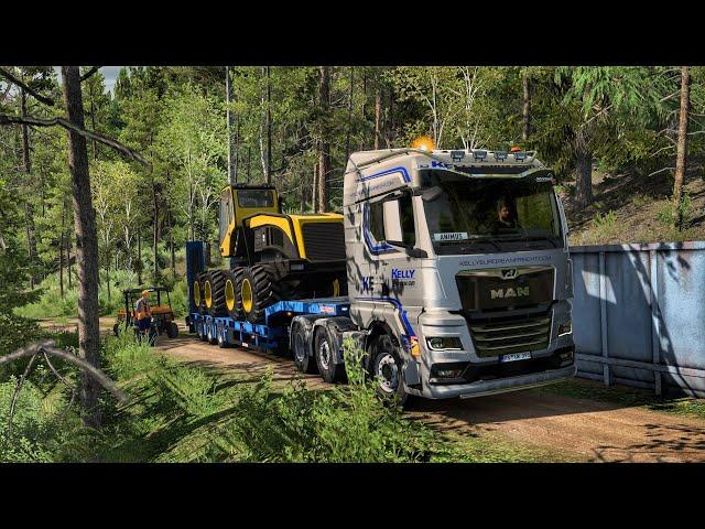 Heavy Transport Across Steep Mountain Roads | #ets2 1.50