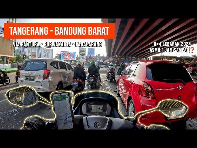 SOLO TOURING ABIS LEBARAN 200KM KURANG DARI SEJAM ⁉ Tangerang - Bandung NMAX 155