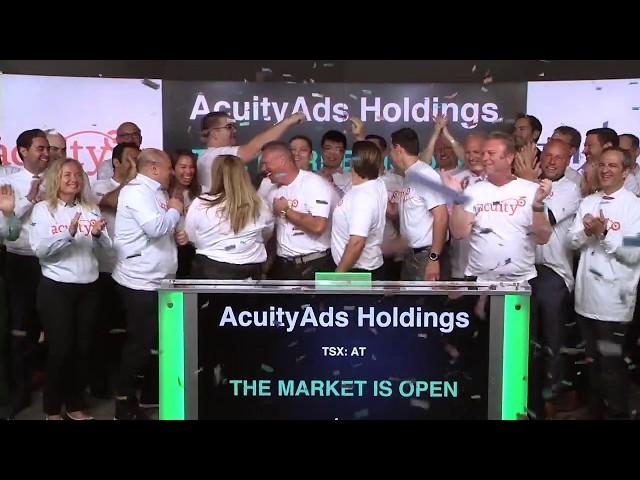 AcuityAds Holdings Inc. Opens Toronto Stock Exchange, June 26, 2019