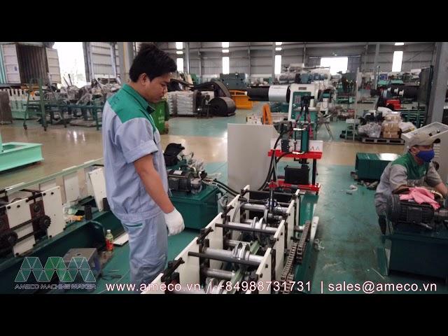 Tophat -  Roof Batten Roll Forming Machine Made in Ameco