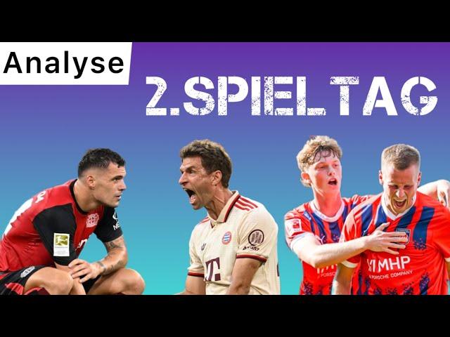 Leverkusen-Serie ist gerissen! Heidenheim auf der1! Spieltagsanalyse Bundesliga 2. Spieltag 2024/25