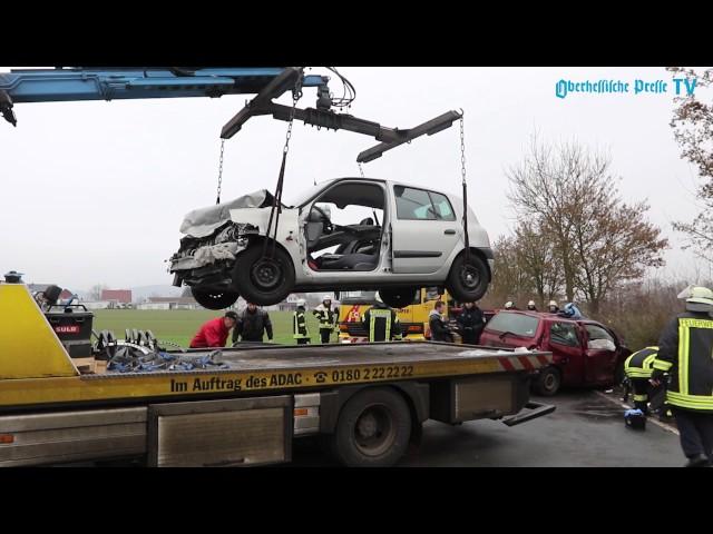 Drei Schwerverletzte nach Unfall