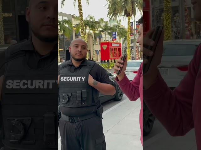 Offering Security Officers a Job! #security #beverlyhills