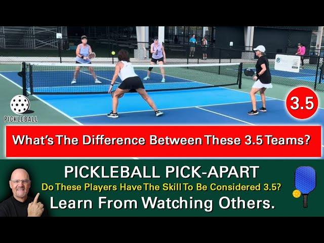 Pickleball Question!  Are These Players True 3.5 Players?  Watch And Let Me Know Your Opinion!