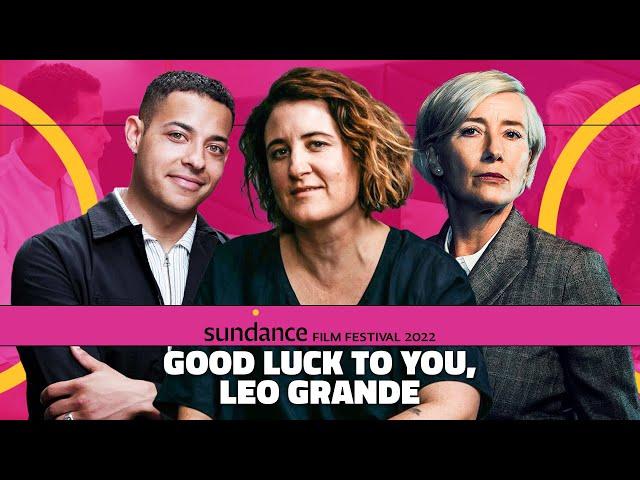 Emma Thompson, Daryl McCormack and Sophie Hyde on Good Luck to You, Leo Grande