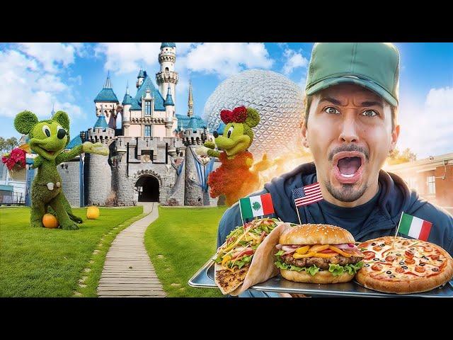 Eating Around The World For 24 hours (EPCOT)