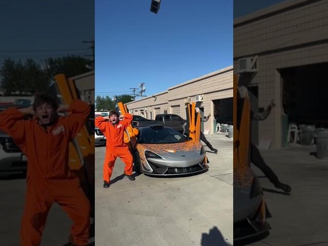 I RUINED A $500,000 SUPER CAR WITH THIS PRANK  - #shorts