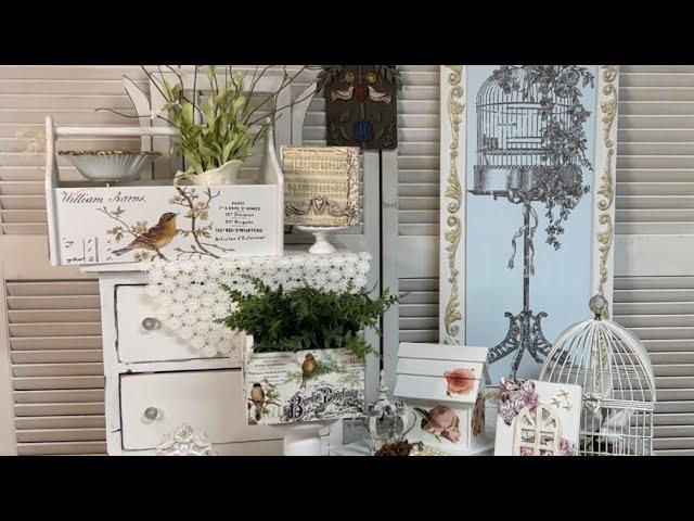 Shabby Chic/French Country/Primitive Folk Art---All Things Birds, Part 2