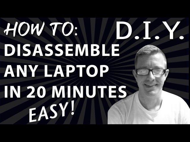 How to Disassemble any Laptop in Under 20 minutes - HP DV6000