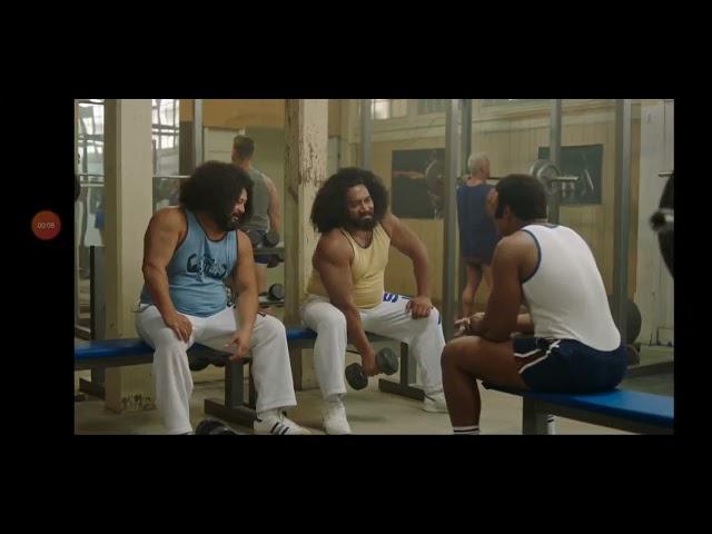 Rocky Johnson Meets The Wild Samoa's Brothers At The Gym From Young Rock