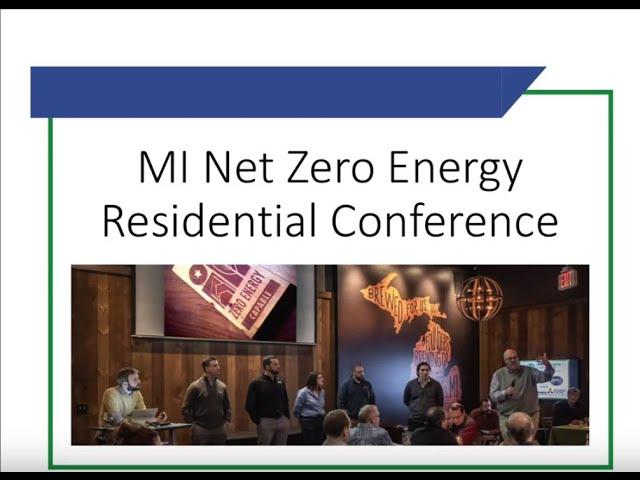 MINZE19 - Open Plenary - Net Zero Homes, The Big Picture