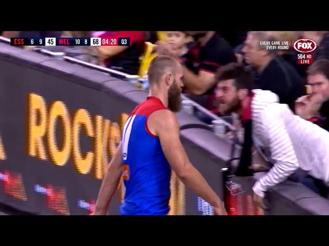 Gawn silences angry fan - Round 6 2018 - AFL