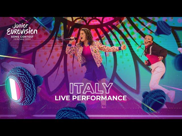 Chanel Dilecta - BLA BLA BLA - LIVE - Italy  - Junior Eurovision 2022