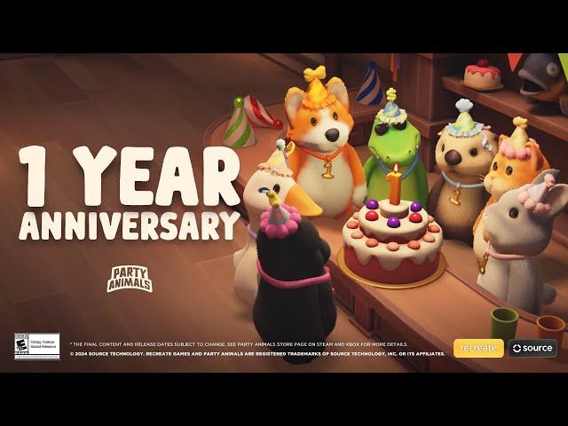 Party Animals - 1 Year Anniversary Trailer