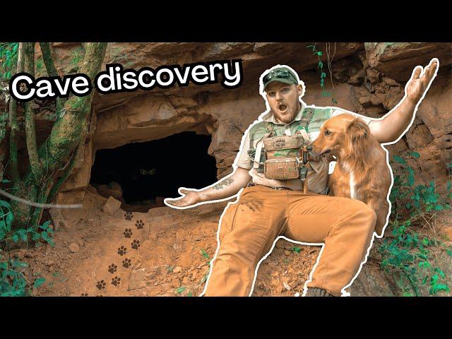 Exploring forgotten WW2 CAVE ‼️ Claustrophobia warning ️ ‼️Bushcraft / Outdoor Cooking