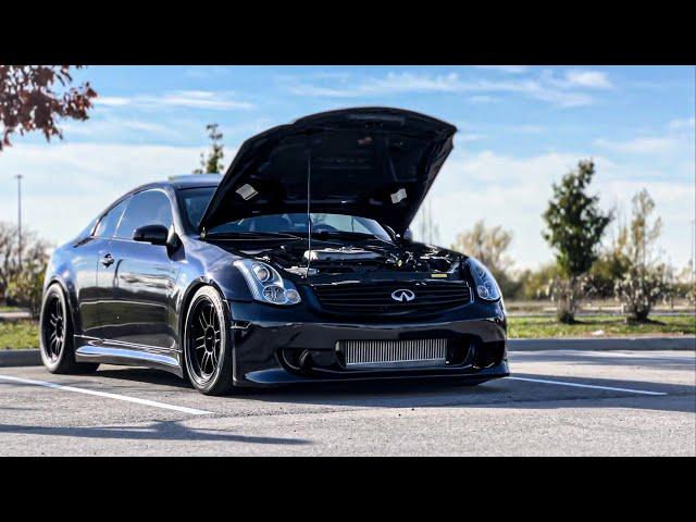 1000HP TURBO G35 COUPE BUILD REVIEW - CRAZY PULLS (SpoooooL)