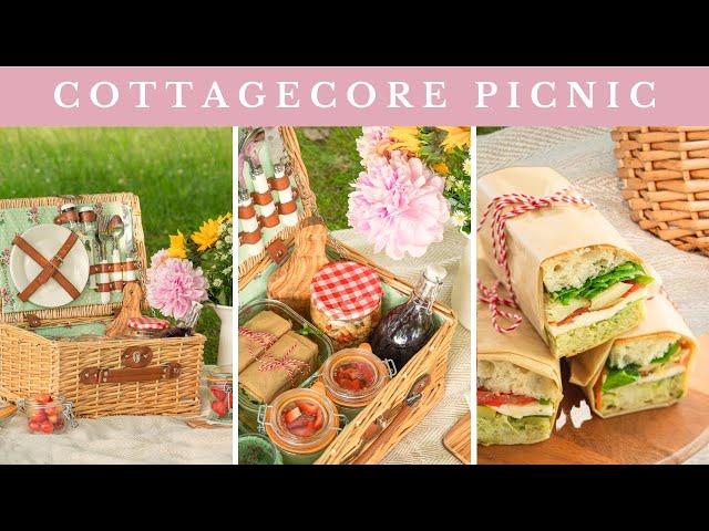 a cozy & whimsical cottagecore picnic  recipes & decor ideas