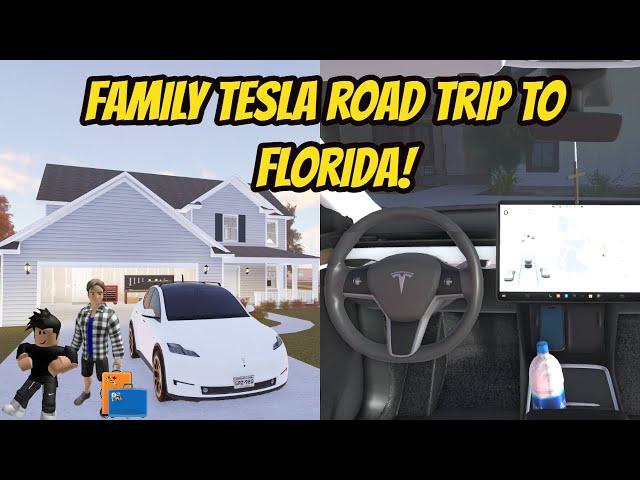 Greenville, Wisc Roblox l Realistic Tesla Family Road Trip to Florida - Voice Roleplay