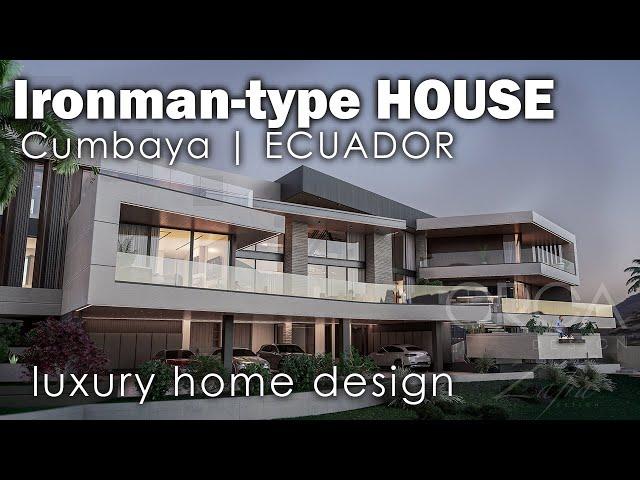 Touring this Ironman-type HOUSE in Cumbaya | Contemporary Architecture | 11800 sqft. | ORCA + Zafra