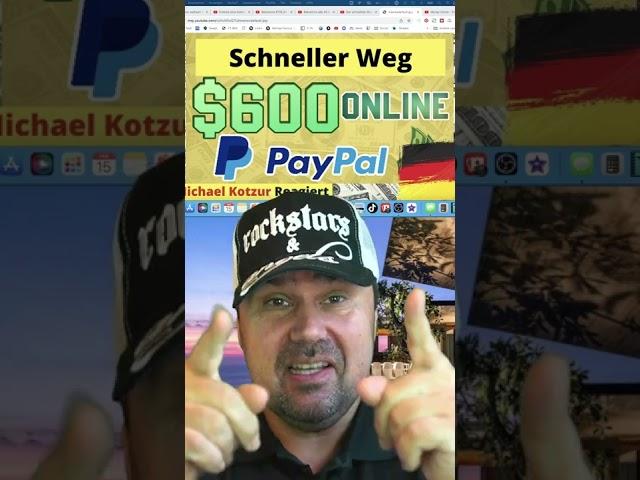 Geld verdienen mit PayPal - $600 #Shorts