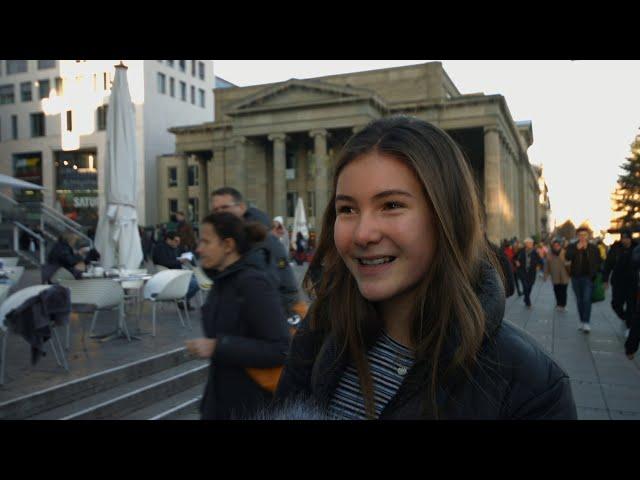 Wie fühlt es sich an, hübsch zu sein? | Stuttgart Straßenumfrage