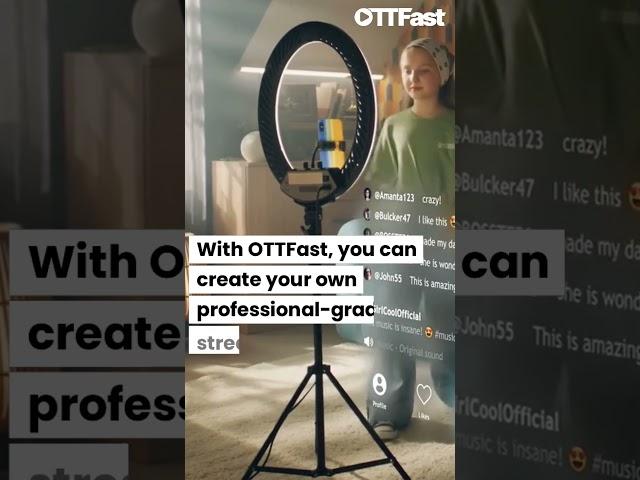 Create your own streaming app with OTTFast | Live Streaming |  OTT Platform |