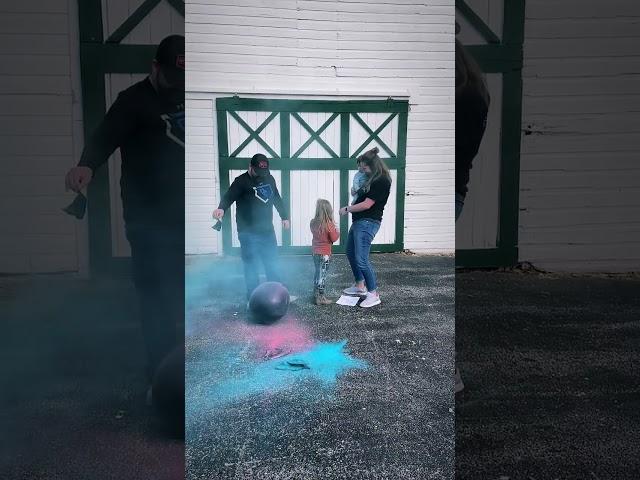 Gender reveal ️ #genderparty #boyorgirl #genderreveal #shorts