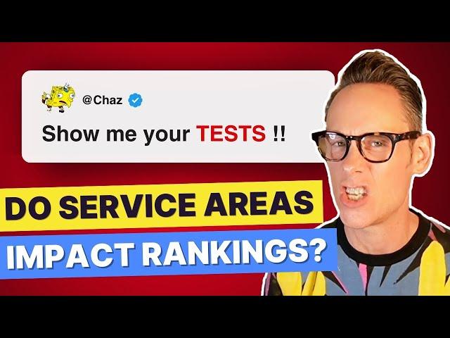  Do Service Areas Impact Rankings? | Case Study to Test a Google Business Profile Theory