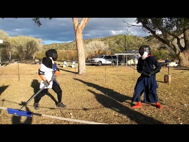 Longsword Vs. Katana Swordfight