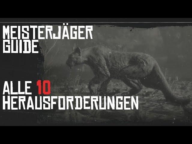 ALLE MEISTERJÄGER HERAUSFORDERUNGEN | GUIDE | RED DEAD REDEMPTION 2