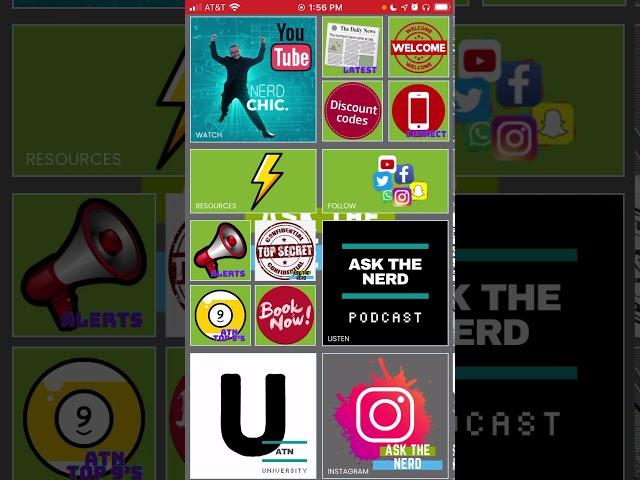 The Nerd Chic & Ask the Nerd Mobile App Reveal