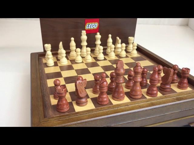 LEGO Wooden Chess and Game Set - Employee Gift