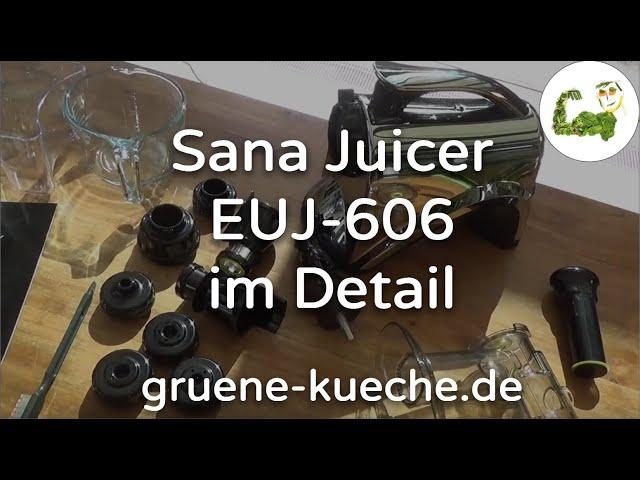 Sana Juicer by Omega EUJ-606 - Entsafter Test - alle Teile 1-6