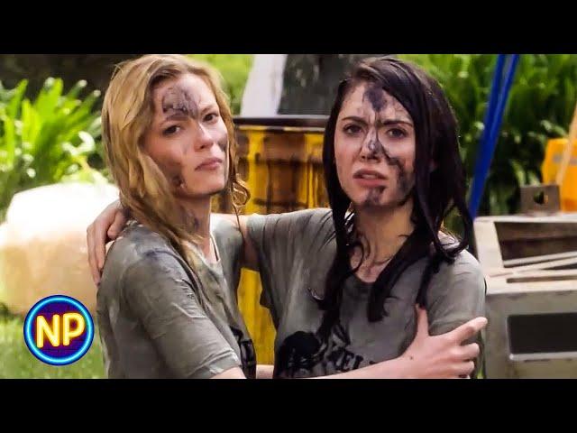 Annie and Britta Get into an Oil Fight | Community Season 2 Episode 2 | Now Playing