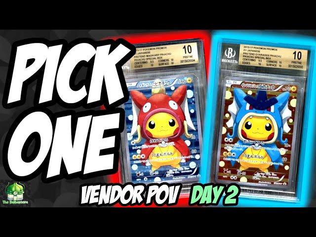 WHICH ONE DO YOU PICK? | Front Row Card Show Las Vegas 2024 VENDOR POV