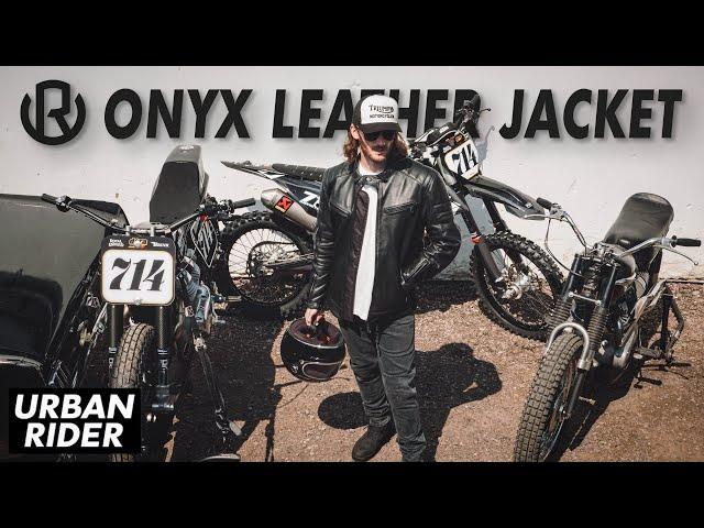 URBAN RIDER Onyx - Leather Motorcycle Jacket