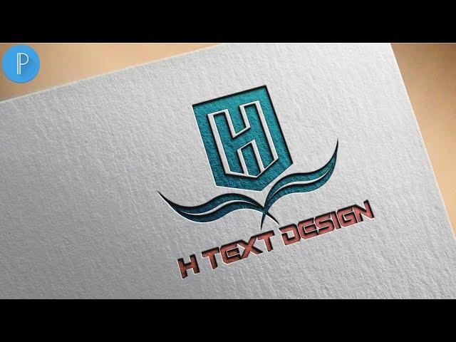 H text logo design-pixellab logo design[Vandy Design]