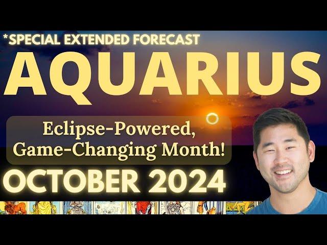 Aquarius October 2024 - EXTRAORDINARY, ONE-OF-A-KIND MONTH! GET EXCITED! Tarot Horoscope