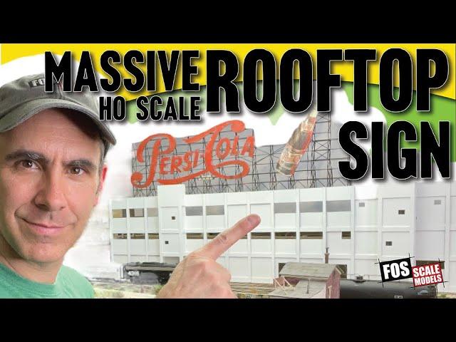 Large Rooftop Billboard Sign