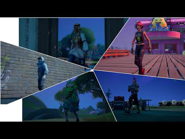 Unterhalte dich mit Sunny, Abstrakt, Traumblume, Riot oder Buschranger| FORTNITE Legendärer Auftrag