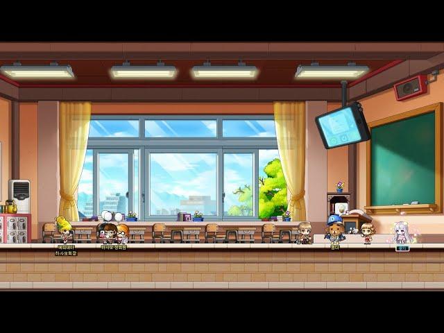 Shinsu International School's OX Quiz [MapleStory BGM 1 hour]